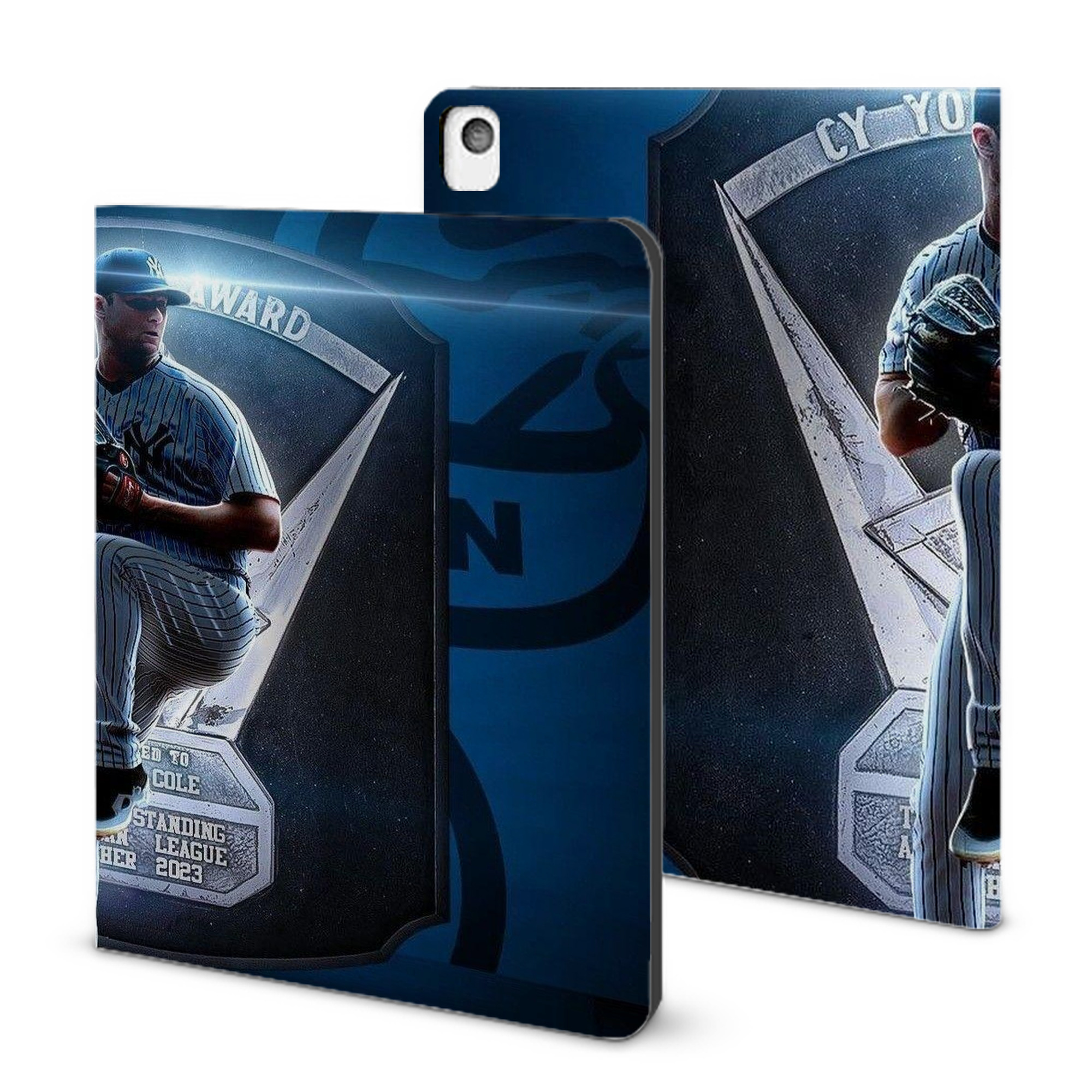 Gerrit Cole 15 IPad Book-Style Case With Pencil Slot – Slim PU & TPU Cover – Full Protection, Precise Fit, Water & Scratch Resistant